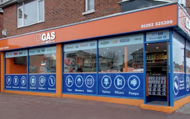 Gas Bits storefront - Bournemouth, Dorset